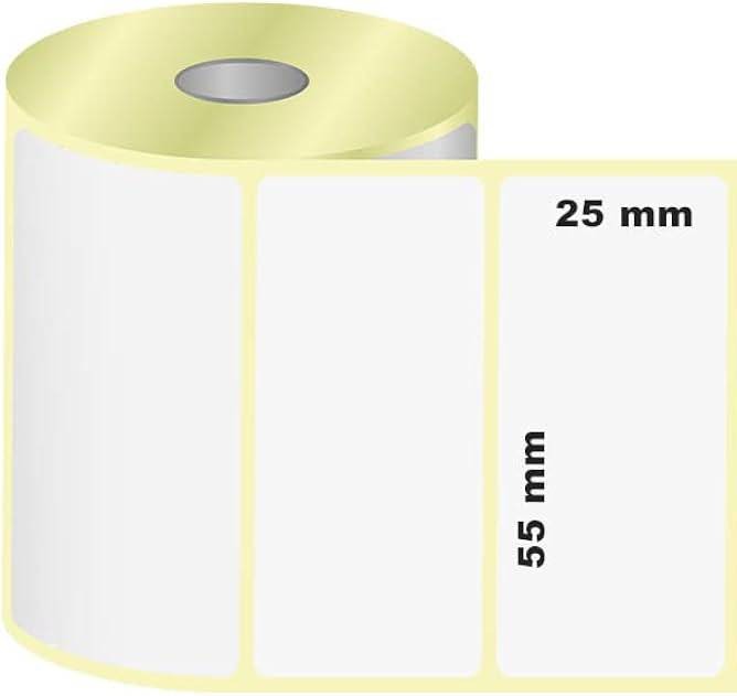 55mm x 25mm Barcode Label Sticker 1000 Pcs